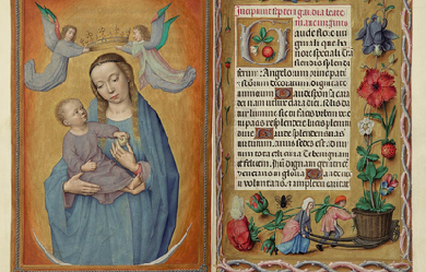 Virgin and Child on a Crescent Moon, by Gerard David