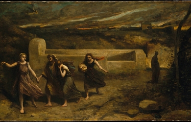 The Burning of Sodom (formerly The Destruction of Sodom), by Jean-Baptiste-Camille Corot