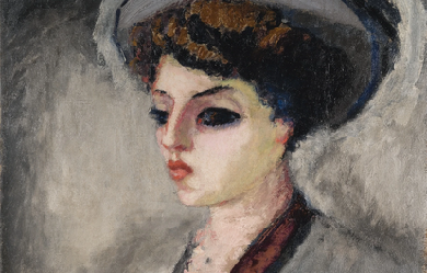 Woman with a Hat (Portrait of Madame Charles Malpel), by Kees van Dongen