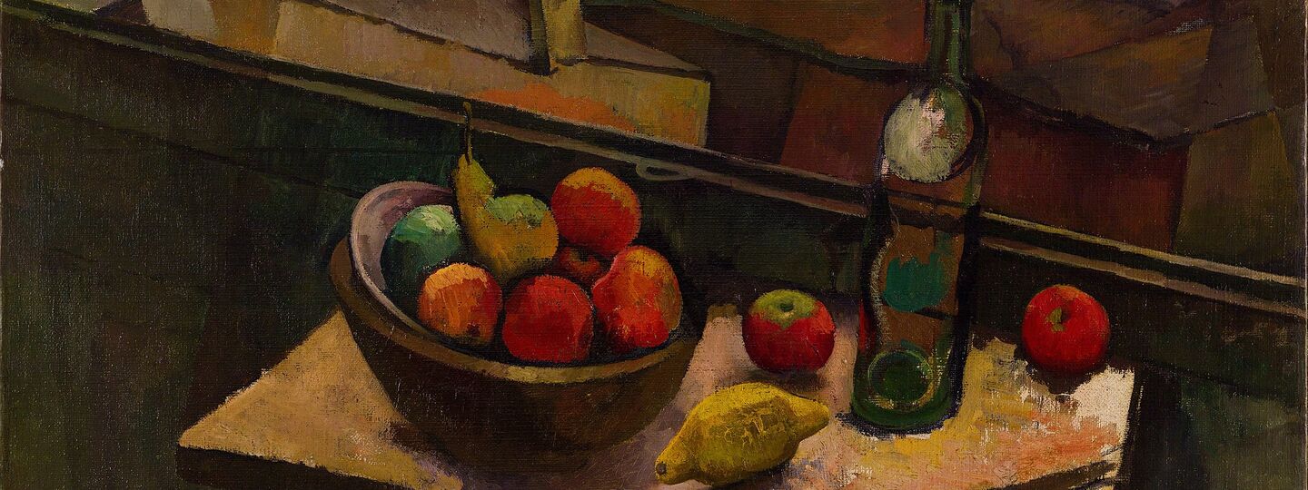 Knife and Fruit in Front of the Window, by Diego Rivera