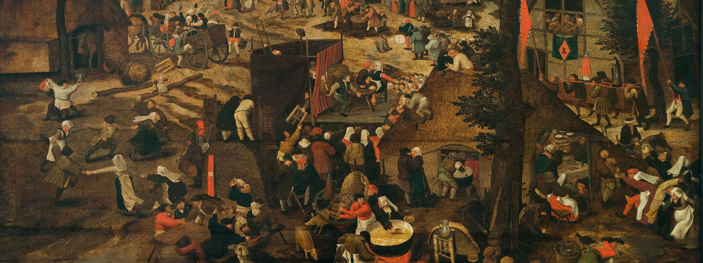 A Village Fair (Village festival in Honour of Saint Hubert and Saint Anthony), by Pieter Brueghel el Joven