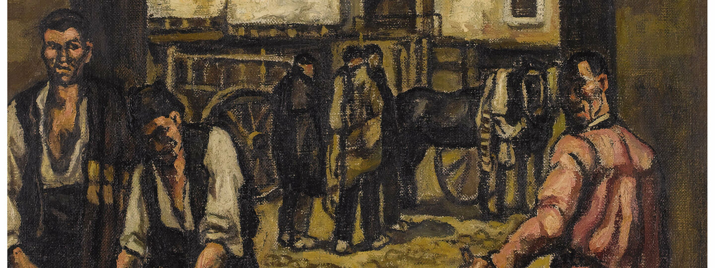 The Wine Loaders, by José Gutiérrez Solana