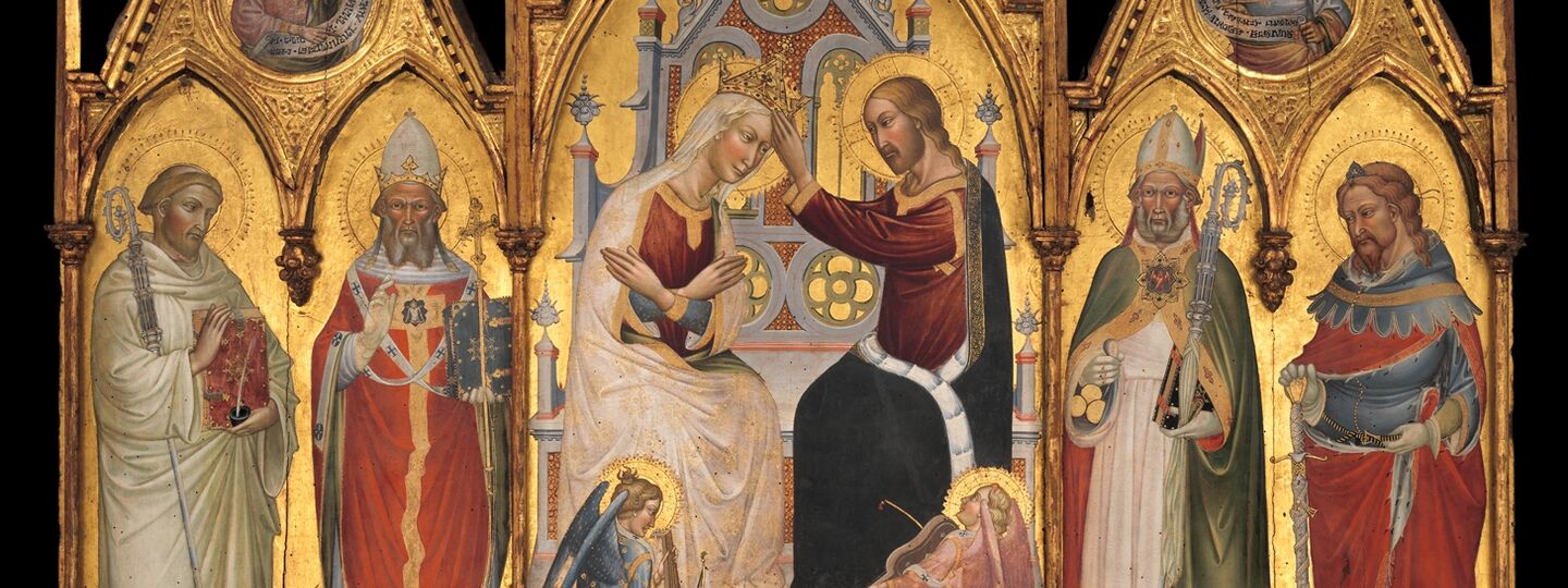 The Coronation of the Virgin, and Saints, by Giovanni di Tano Fei