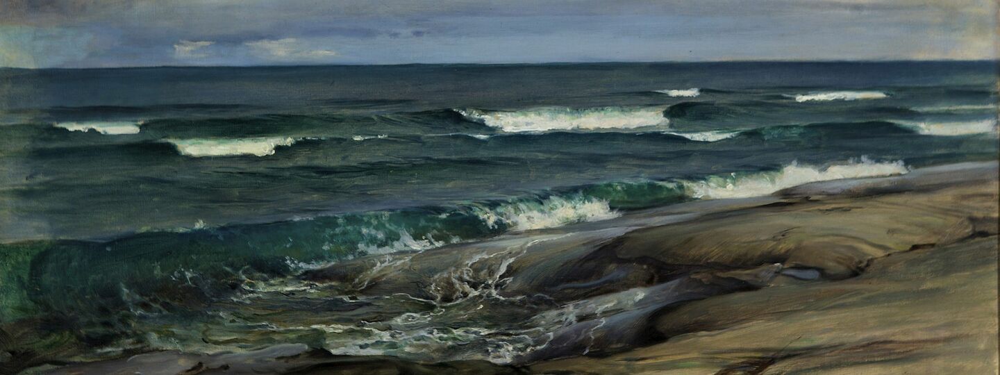 Beach landscape, by Eero Järnefelt