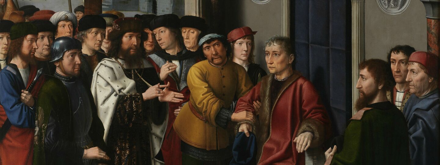 Judgement of Cambyses: The Arrest of Sisamnes, by Gerard David