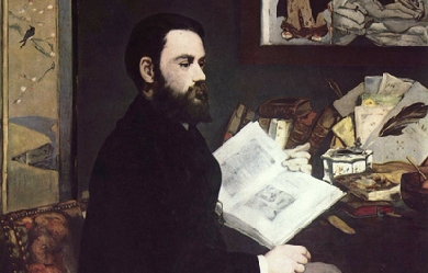 Portrait of Emile Zola, by Édouard Manet