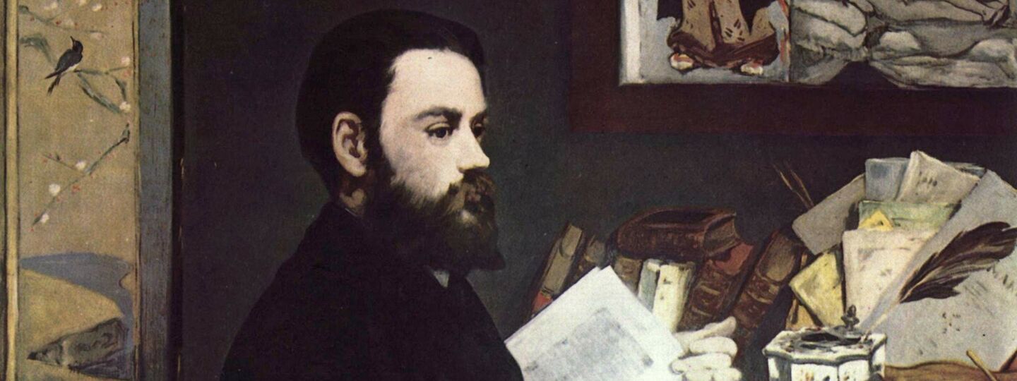 Portrait of Emile Zola, by Édouard Manet