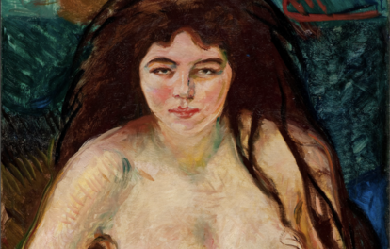 Female Nude; The Beast, by Edvard Munch