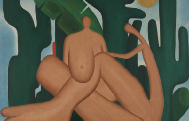 Anthropophagy, by Tarsila do Amaral