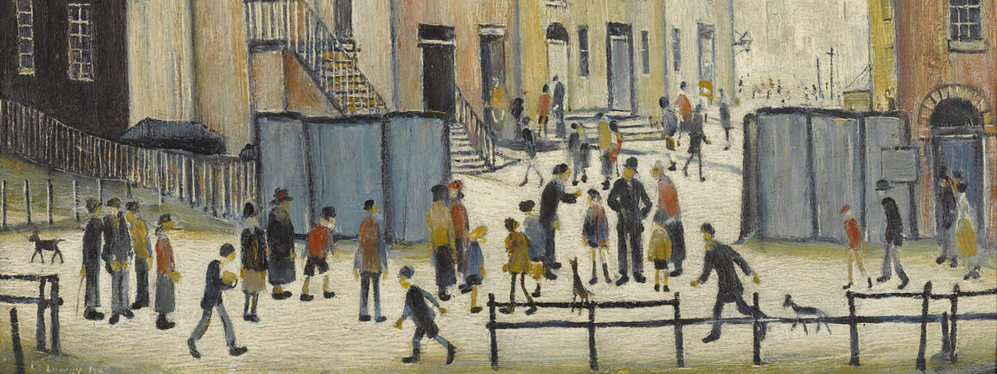 Old Houses, by Laurence Stephen Lowry