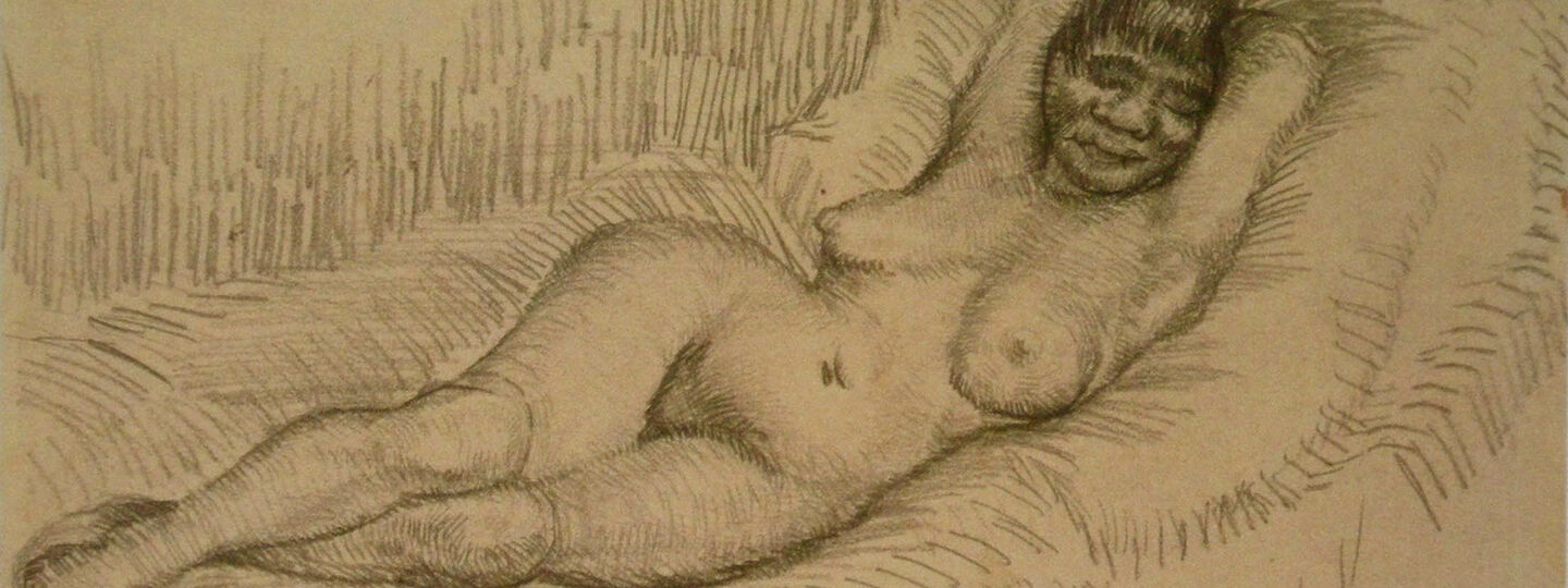 Study for Reclining Female Nude, by Vincent van Gogh