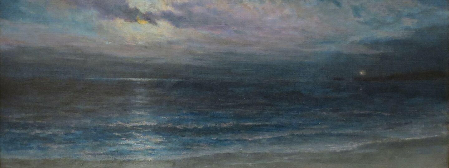 Moonlight on Ocean (Kauai), by Alfred Richard Gurrey Sr.