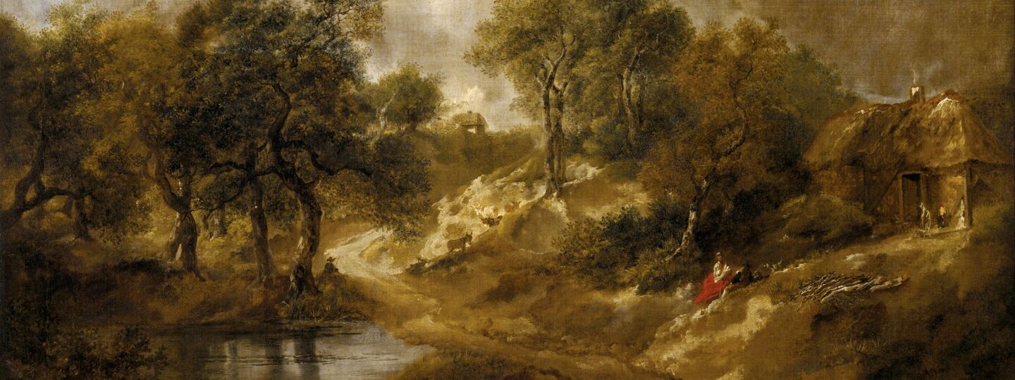 Landscape in Suffolk, by Thomas Gainsborough