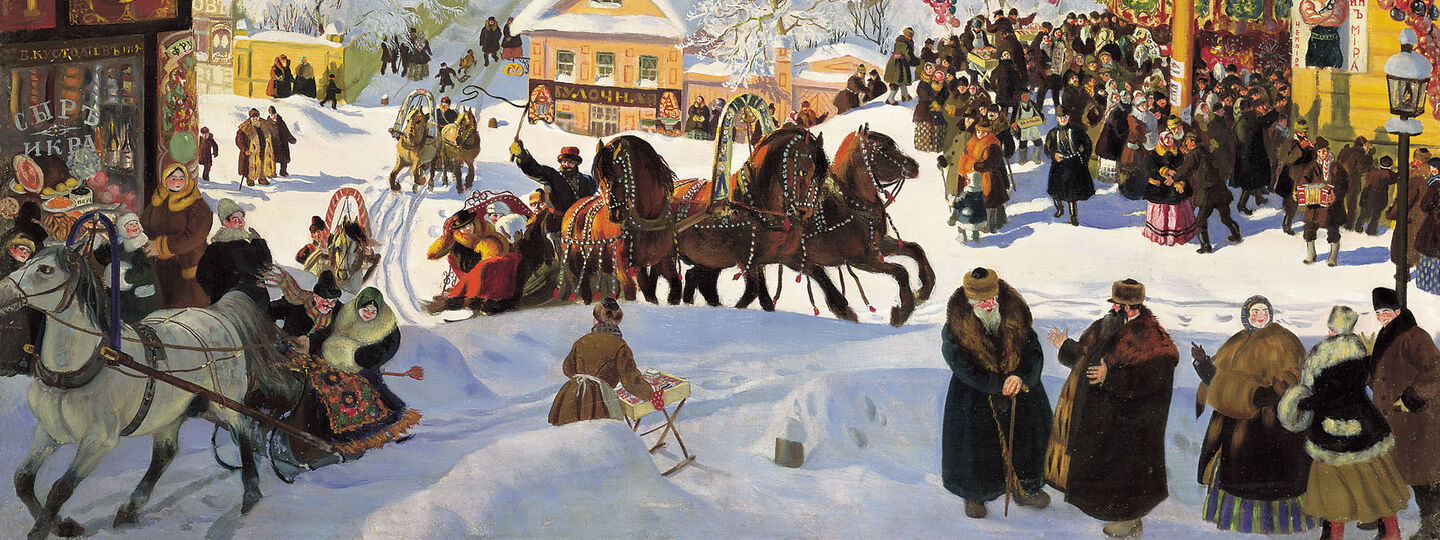 Maslenitsa, by Boris Kustodiev