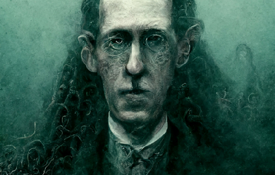 Howard Phillips Lovecraft, by Eugene Chekhov