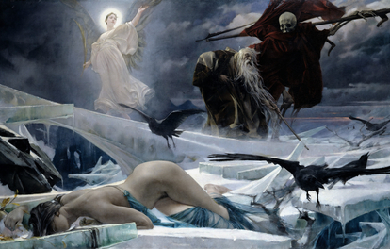 Ahasuerus at the End of the World, by Adolf Hiremy Hirschl