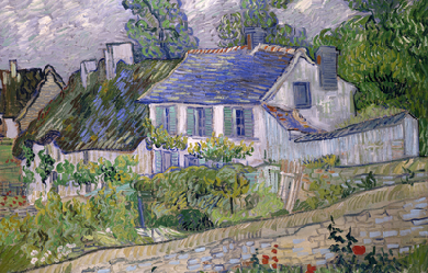 Houses at Auvers, by Vincent van Gogh