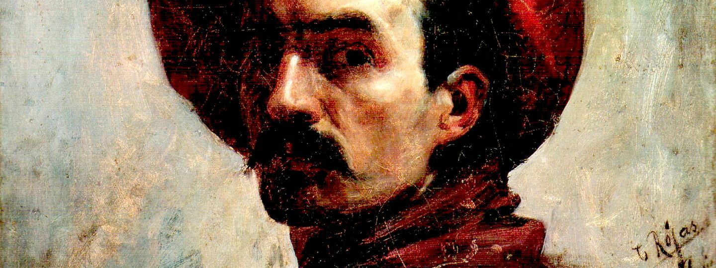 Self-portrait, by Cristóbal Rojas