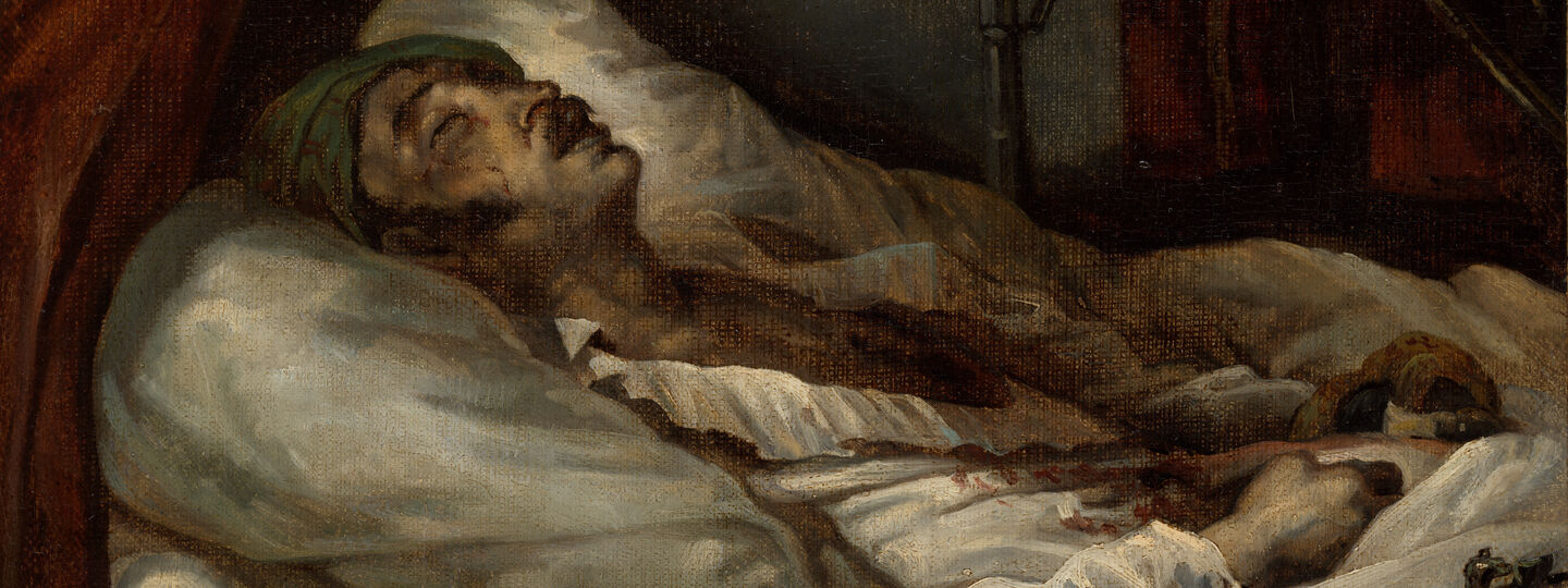 General Letellier on His Deathbed, by Théodore Gericault