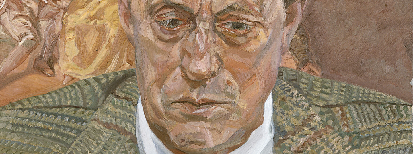 Portrait of a man (Baron H. H. Thyssen-Bornemisza), by Lucian Freud