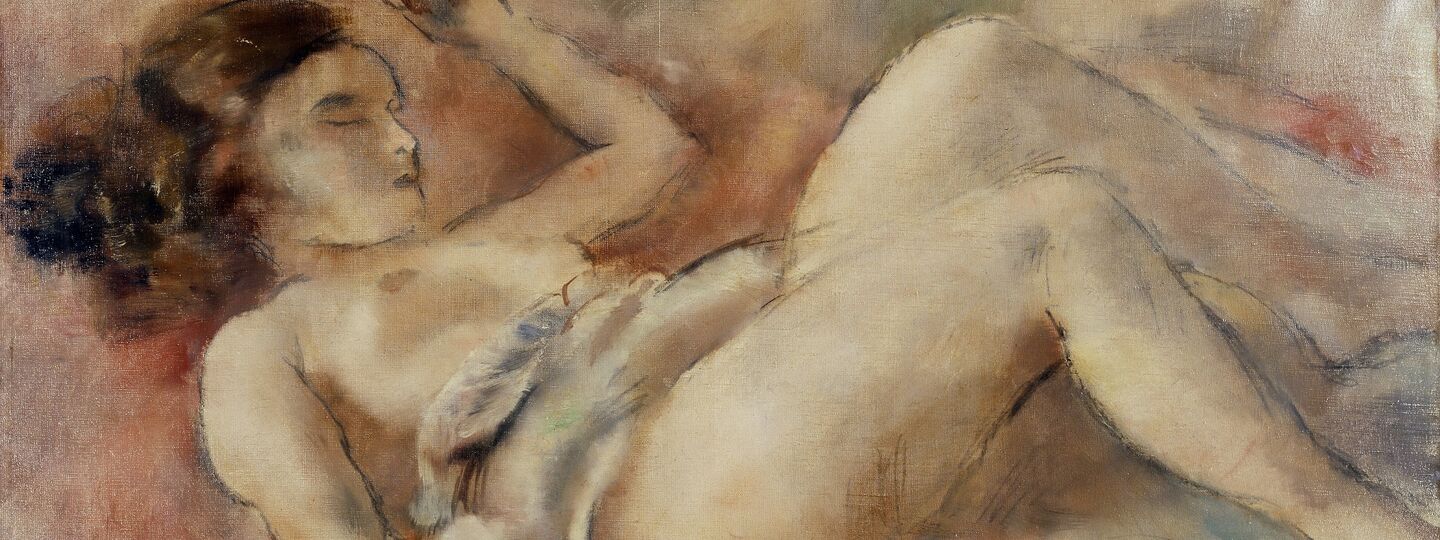 Sleeping Nude, by Jules Pascin
