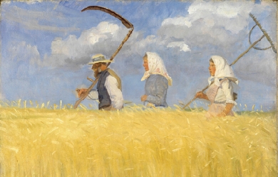 Harvesters, by Anna Ancher