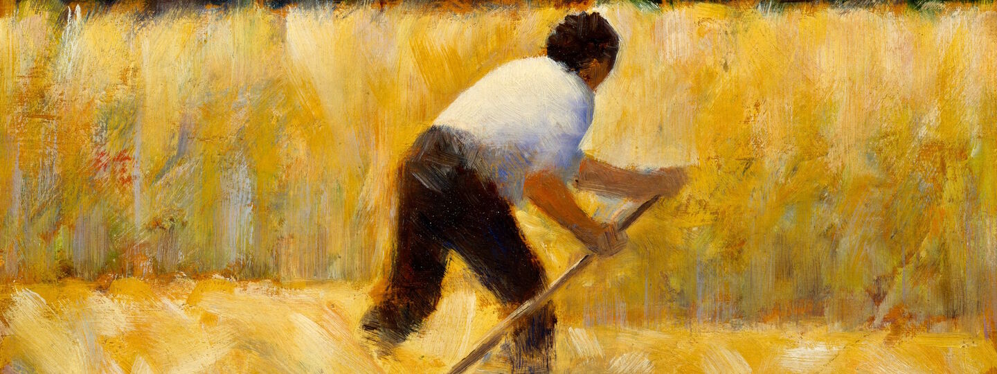 The Mower, by Georges Pierre Seurat
