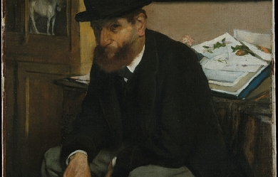 The Collector of Prints, by Edgar Degas