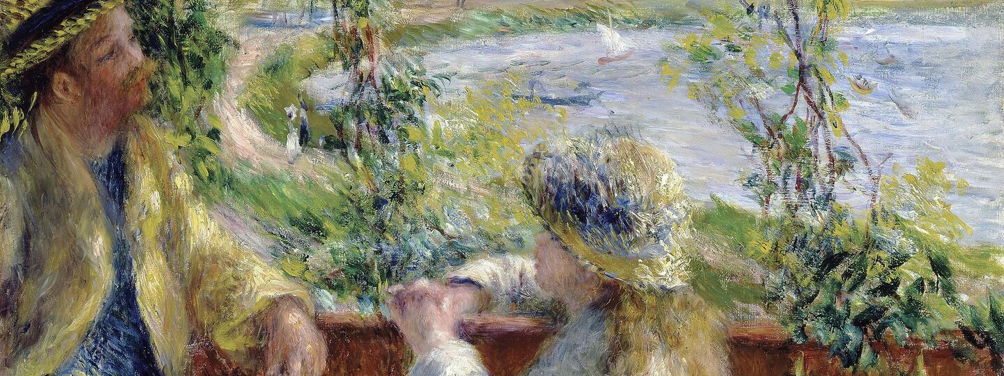 By the Water or Near the Lake, by Pierre-Auguste Renoir