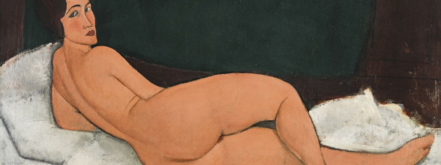 Nu couch (sur le cote gauche), by Amedeo Modigliani