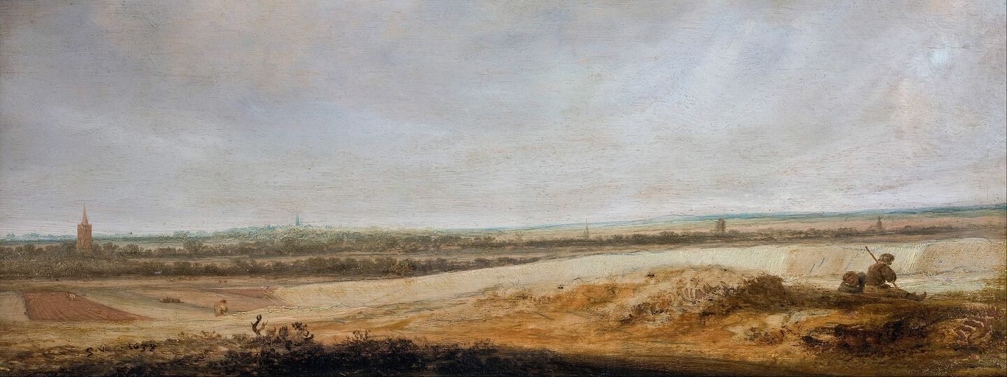 Landscape with Cornfields, by Salomon van Ruysdael