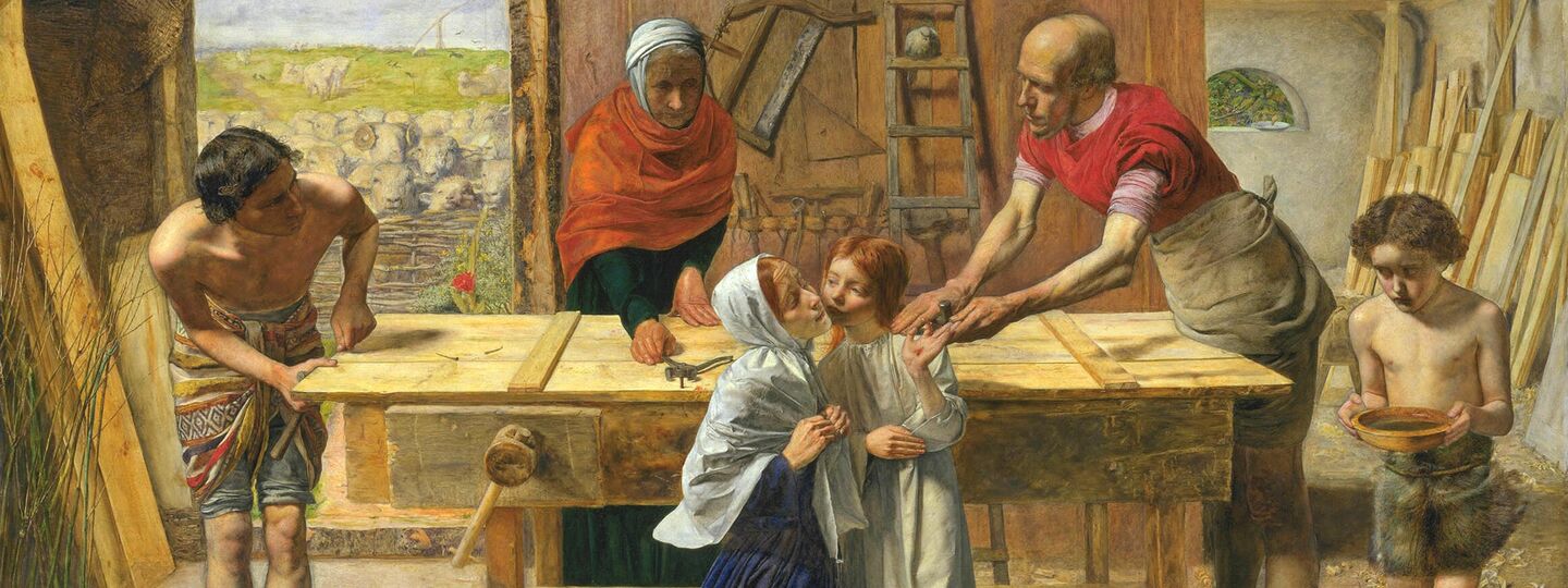 Christ in the House of His Parents (The Carpenter's Shop), by John Everett Millais