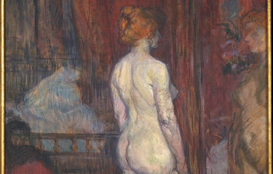 Woman before a Mirror, by Henri de Toulouse-Lautrec