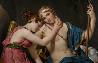 The Farewell of Telemachus and Eucharis, by Jacques-Louis David