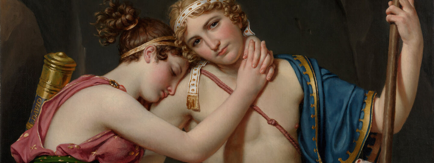 The Farewell of Telemachus and Eucharis, by Jacques-Louis David