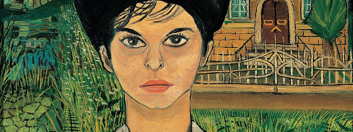 Portrait of a woman, by Antonio Ligabue