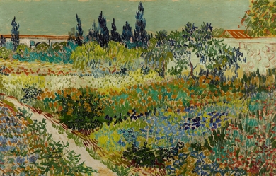 Garden at Arles, by Vincent van Gogh