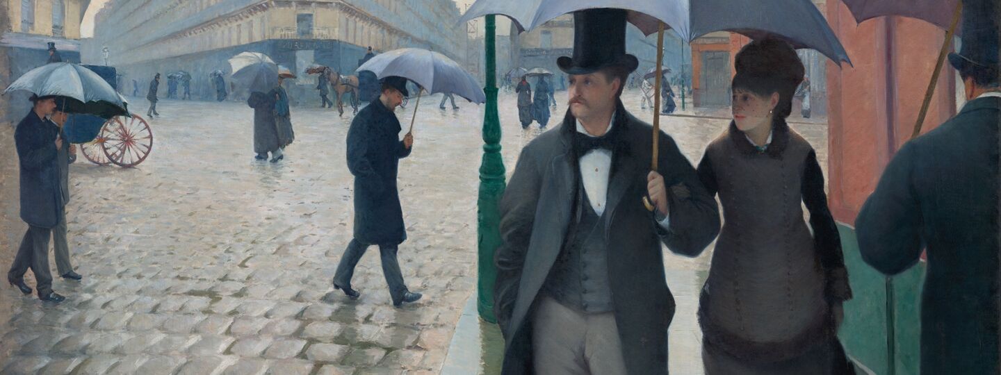 Paris Street; Rainy Day, by Gustave Caillebotte