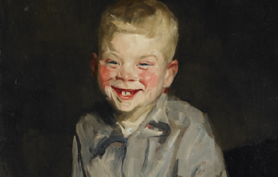 The Laughing Boy (Jopie van Slouten), by Robert Henri