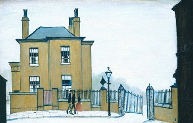 The Old House, Grove Street, Salford, by Laurence Stephen Lowry