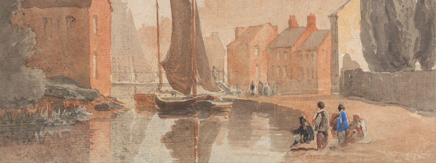 Lincoln Cathedral From Brayford Pool, by David Cox