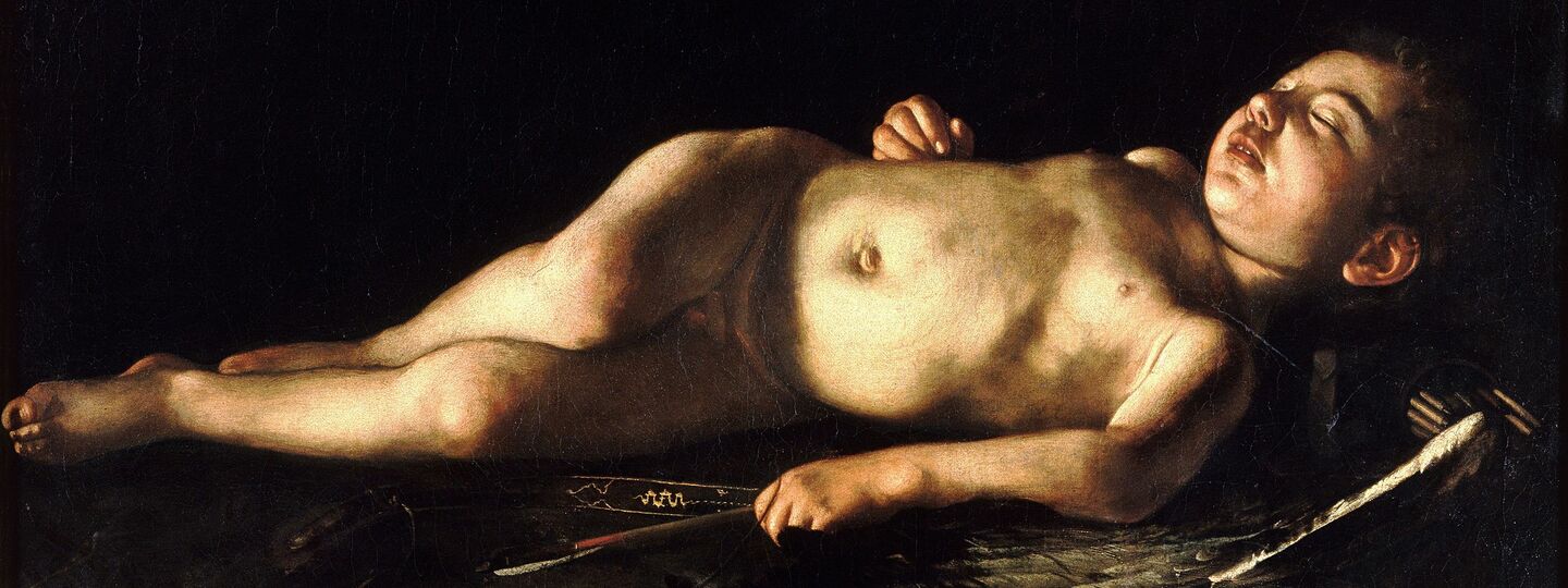 Sleeping Cupid, by Caravaggio