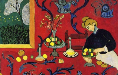 Harmony in red, by Henri Matisse 