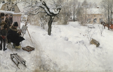 Open-Air Painter, by Carl Larsson