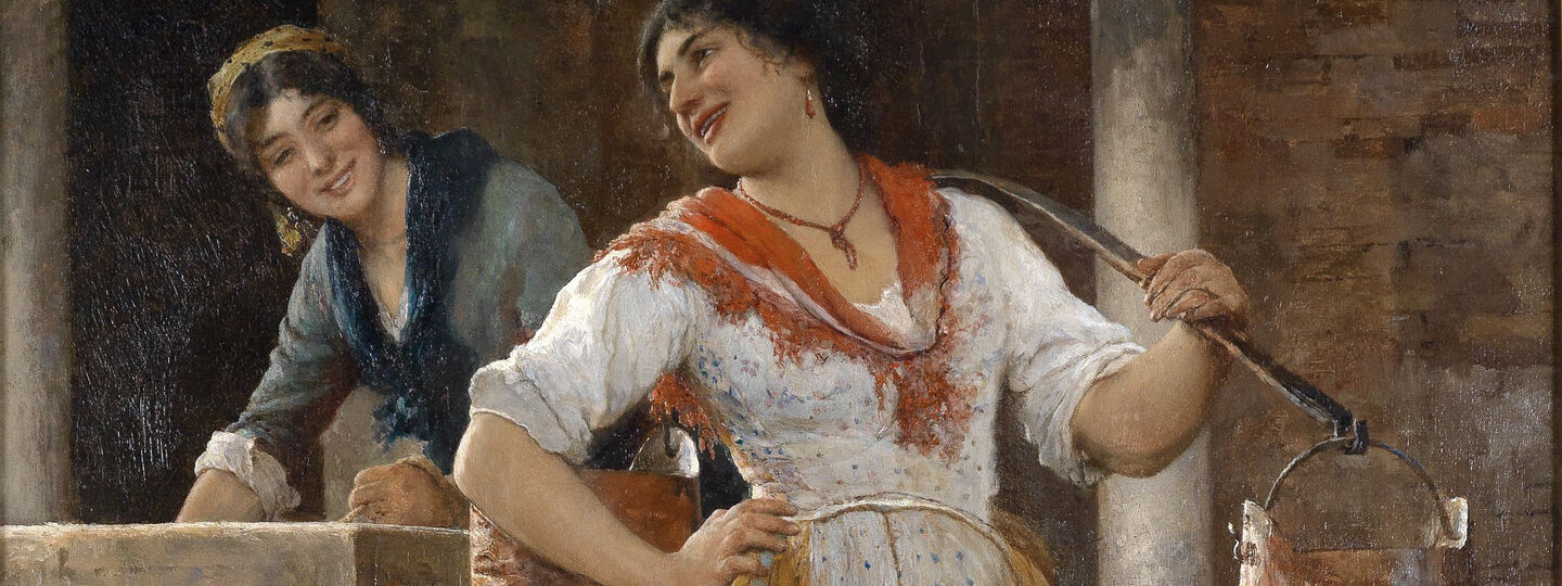 The water carrier, by Eugene de Blaas