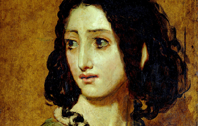 Portrait of Mlle Rachel, by William Etty