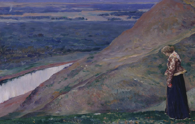 Aksakov's Homeland, by Mikhail Vasilyevich Nesterov