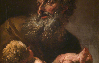 Simeon with Infant Jesus, by Petr Brandl