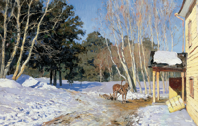 March, by Isaac Levitan