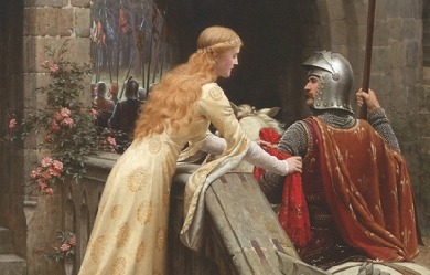 Good luck, by Edmund Blair Leighton